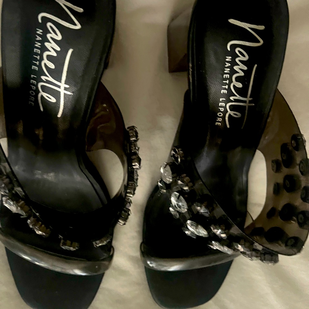 Beautiful black sandals new